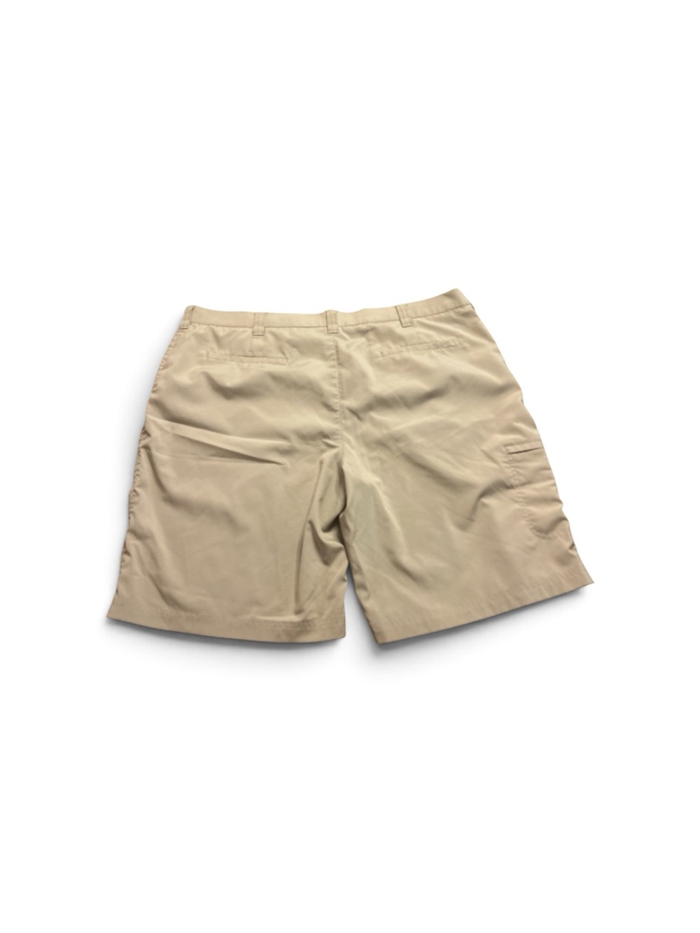 Men's Classic Tan Flat-Front Shorts